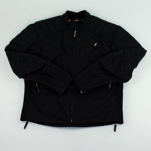 Power Trip Black Motorcycle Jacket With Liner